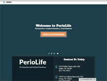 Tablet Screenshot of periolife.com